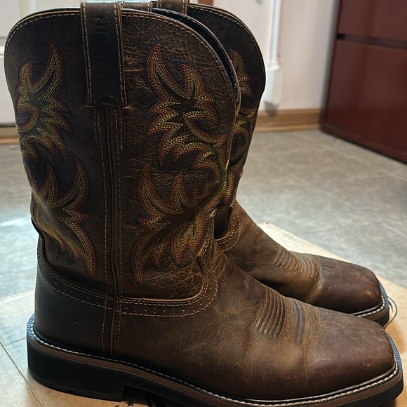 Justin Original Workboot western boot size 10 1/2 D - Picture 2 of 5